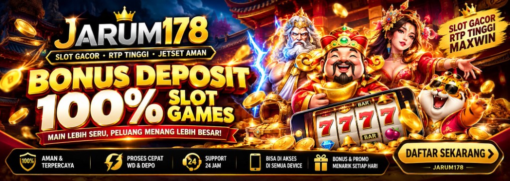 Banner Arena212 top-up slot bonus 100% — RTP kompetitif, peluang optimal